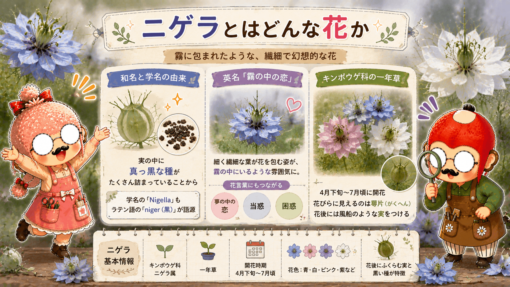 ニゲラとはどんな花なのか