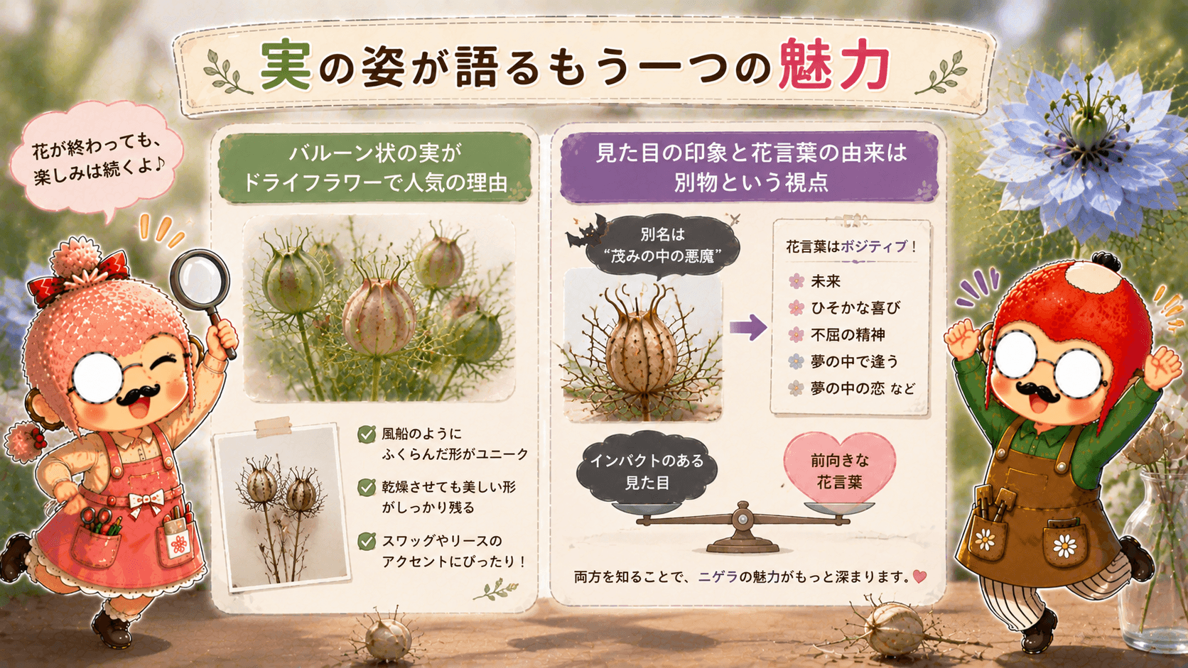 ニゲラの実の魅力