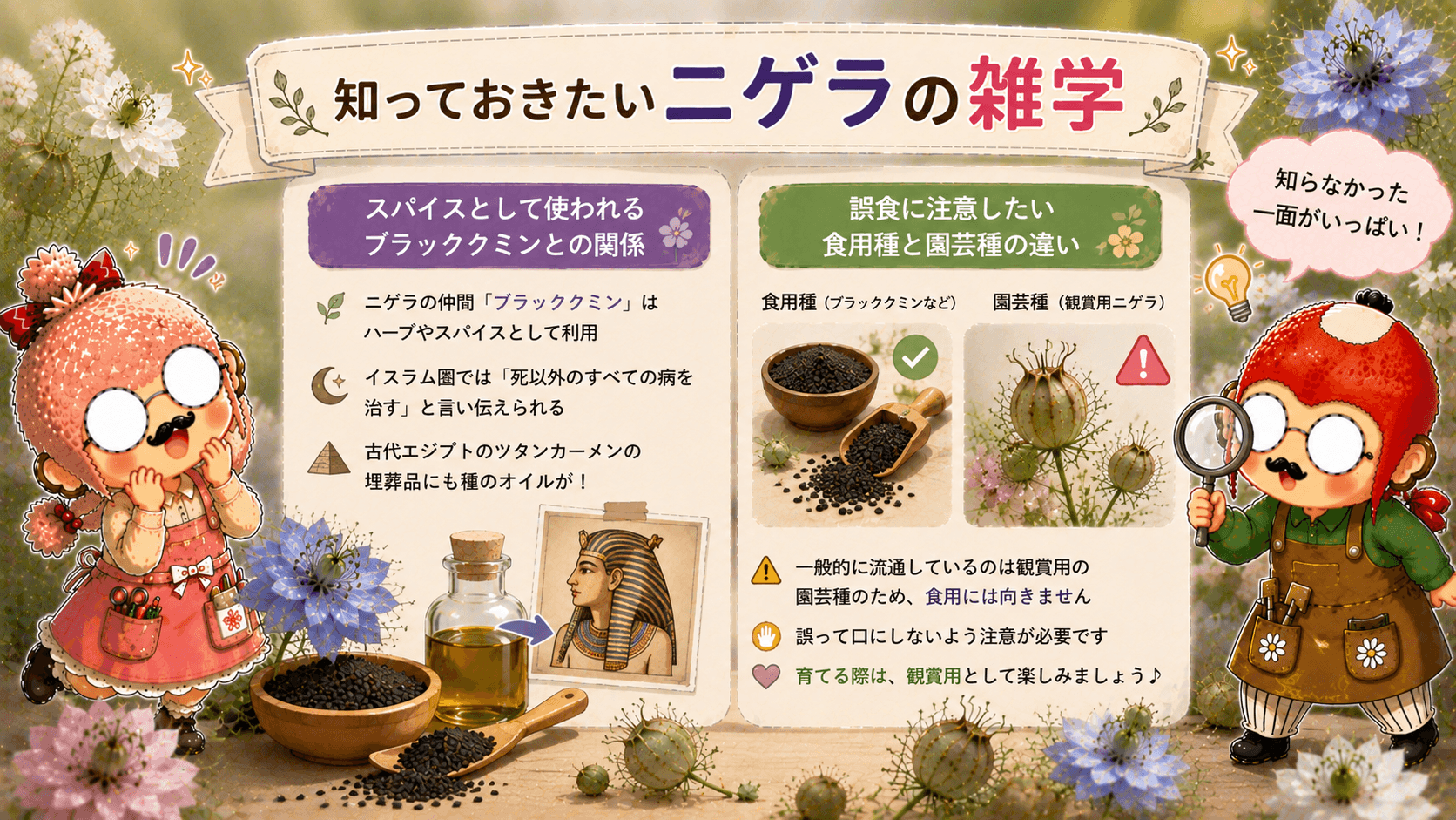 ニゲラの雑学