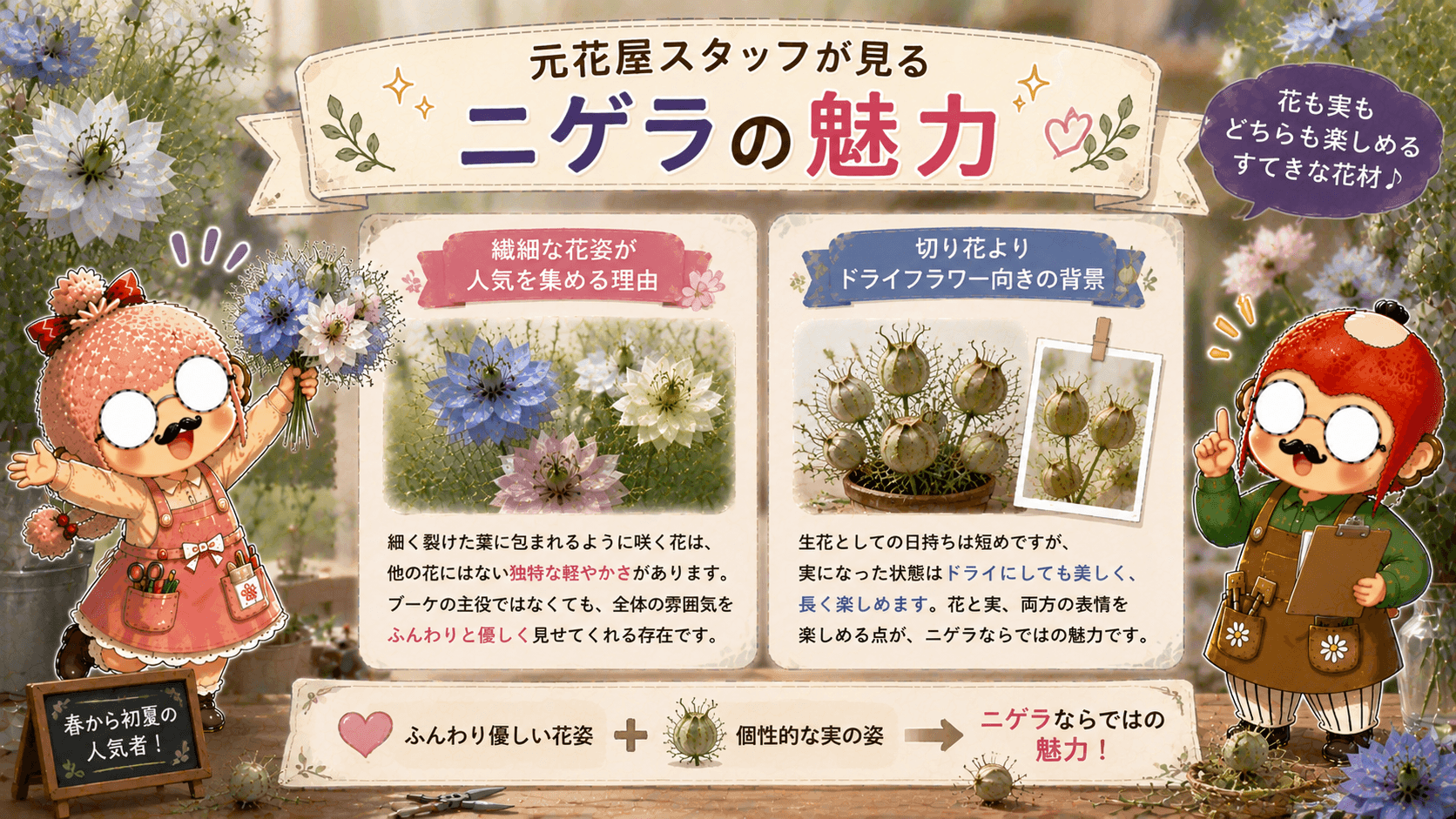 ニゲラの魅力
