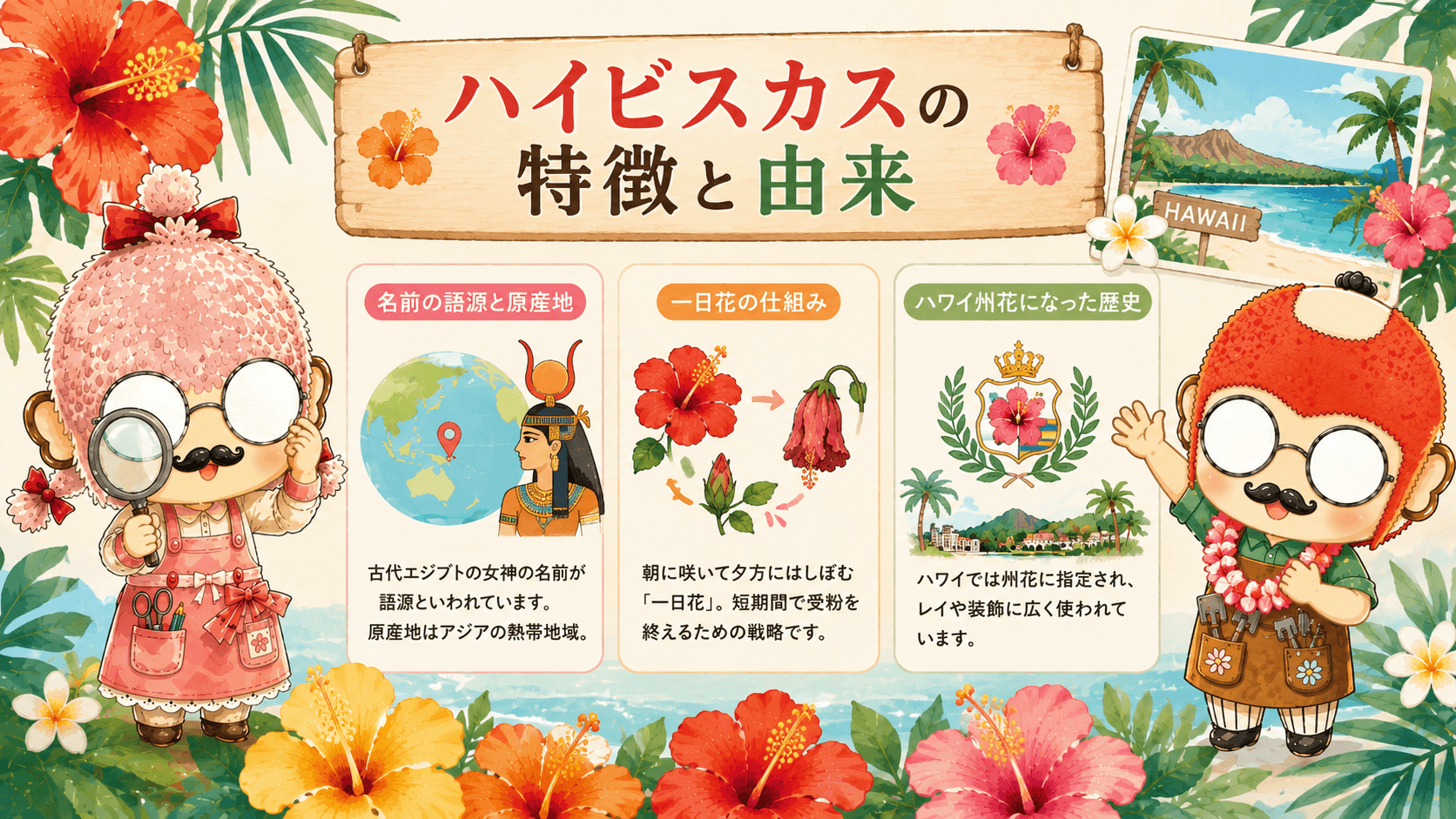 ハイビスカスの特徴と由来