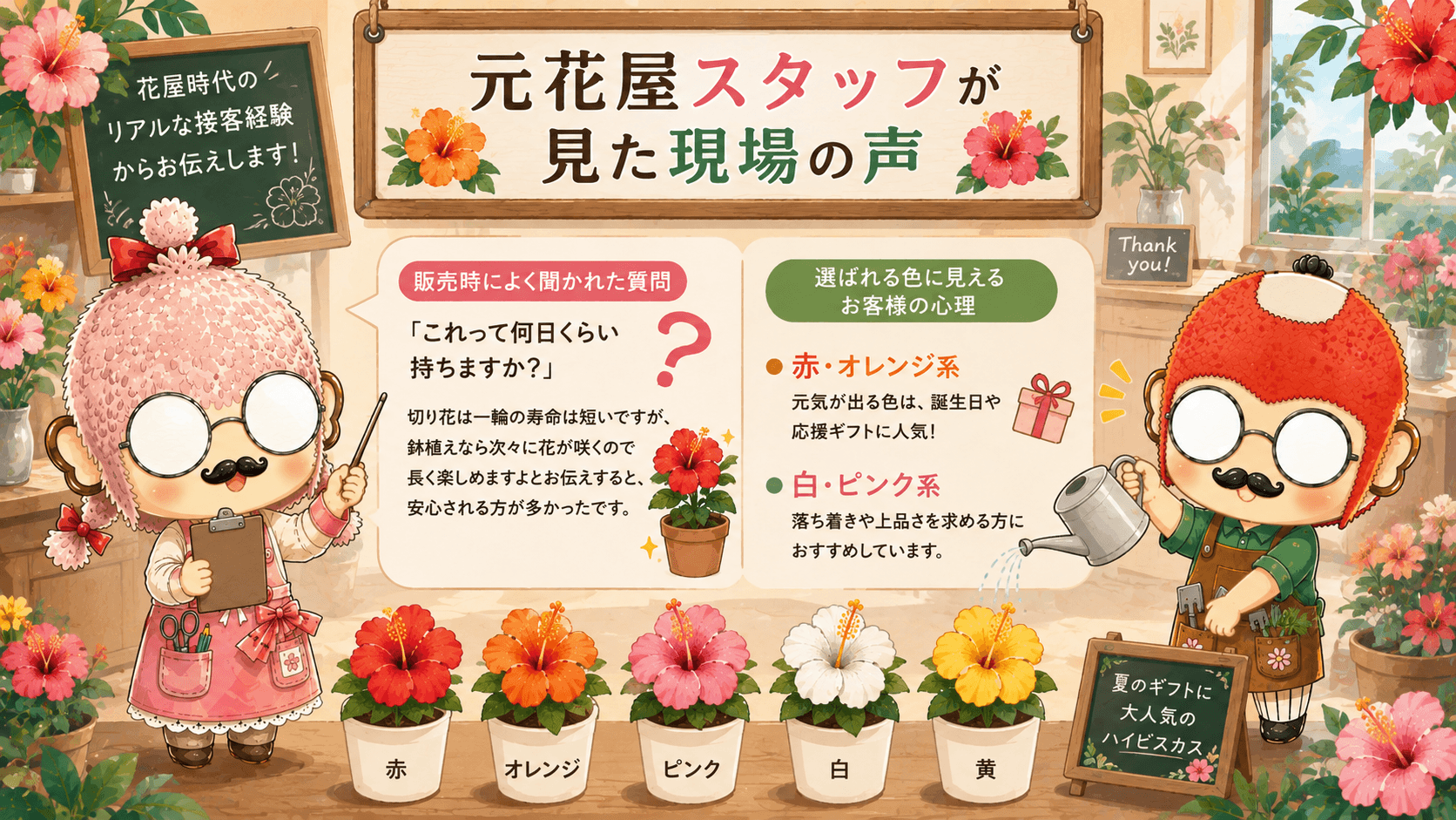ハイビスカス接客ガイド