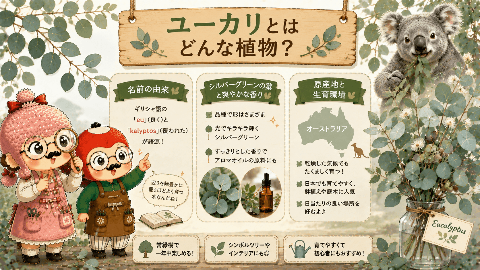 ユーカリとはどんな植物？