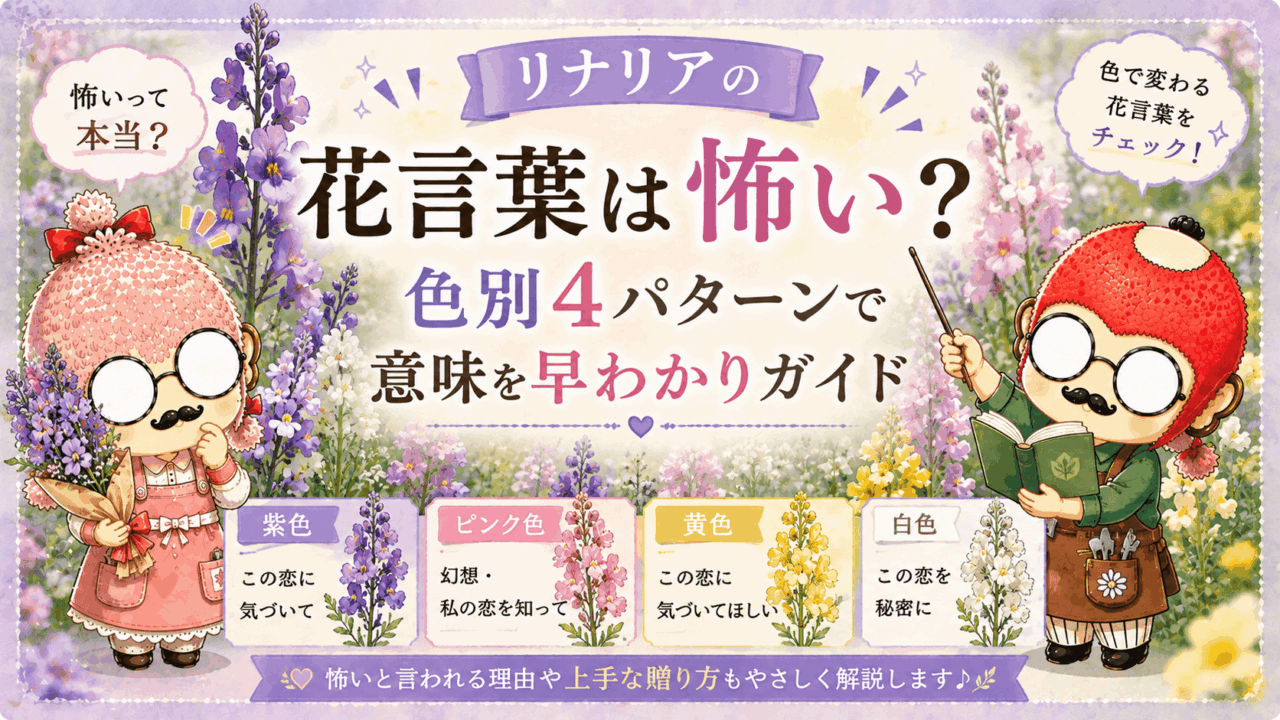 リナリアの花言葉は怖い?色別4パターンで意味を早わかりガイド