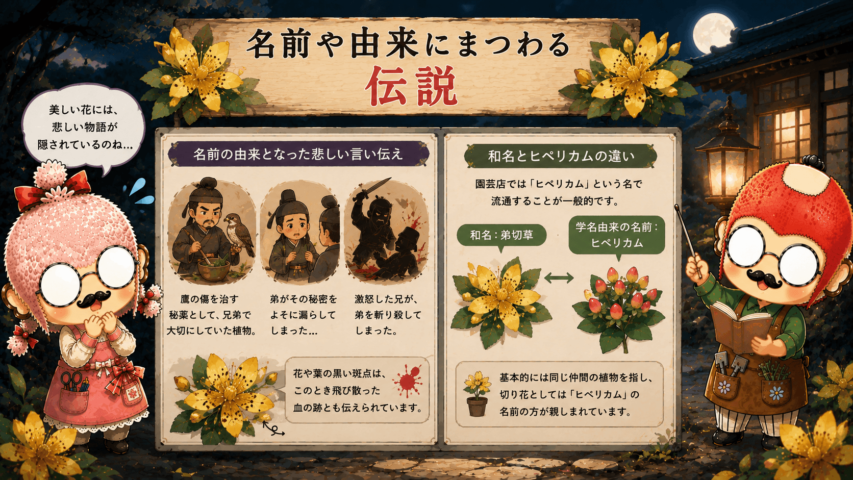弟切草の悲しい伝説