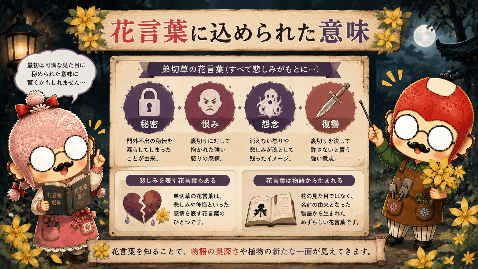 弟切草の花言葉に込められた意味