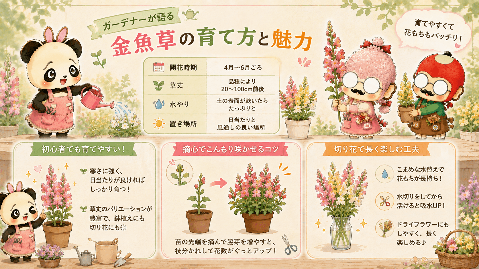 金魚草の育て方