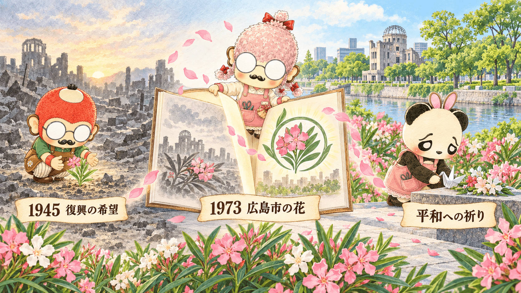 夾竹桃がつなぐ広島の物語